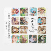 FotoCollage Personalisiert Fleecedecke (Vorderseite (Horizontal))