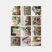 FotoCollage Personalisiert Fleecedecke (Vorderseite)