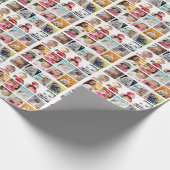 FotoCollage Personalisiert Geschenkpapier (Ecke)