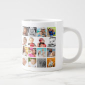 FotoCollage Personalisiert Jumbo-Tasse (Rechts)