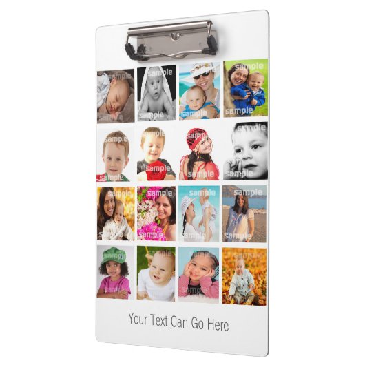 FotoCollage Personalisiert Klemmbrett (Links)