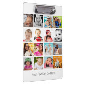 FotoCollage Personalisiert Klemmbrett (Rechts)