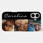 FotoCollage Personalisiert mit Name Case-Mate iPhone Hülle (Rückseite (Horizontal))