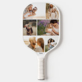 FotoCollage Personalisiert Pickleball Schläger (Vorderseite)