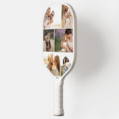 FotoCollage Personalisiert Pickleball Schläger (Links)