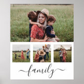 FotoCollage Personalisiert Poster (Vorne)