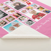 FotoCollage Personalisiert Sherpadecke (3/4)