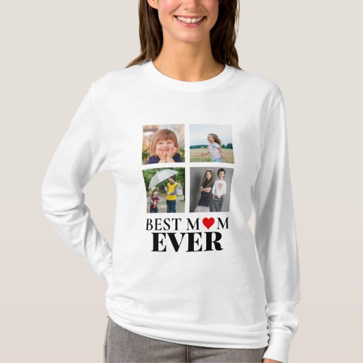 FotoCollage Personalisiert T-Shirt (Vorderseite)