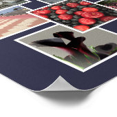 FotoCollage Picture Design Poster (Ecke)