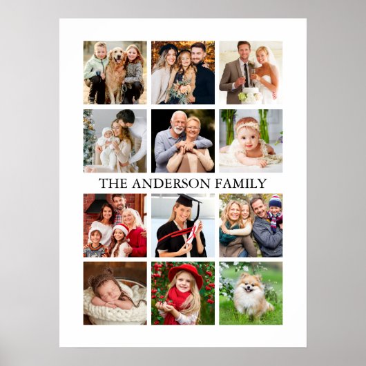 FotoCollage Poster (Vorne)