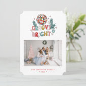 Fotocollage Retro Holiday Card Feiertagskarte (Stehend Vorderseite)