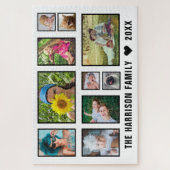 FotoCollage Schwarz und Weiß leicht Puzzle (Vertikal)