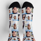 Fotocollage - setze dein Gesicht darauf Socken (Oben)