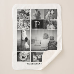 Fotocollage Sherpa Blanket Sherpadecke