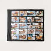 FotoCollage Sie sind die One 20 Picture Backdrop Wandteppich (Vorderseite (Horizontal))