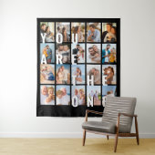 FotoCollage Sie sind die One 20 Picture Backdrop Wandteppich (Beispiel)