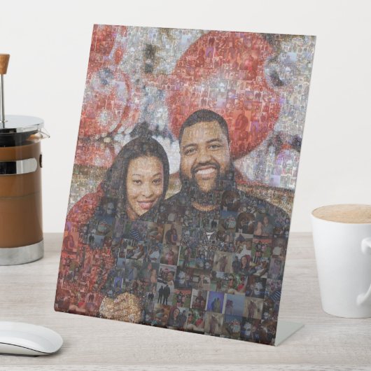 FotoCollage Sockelschild (In Situ)