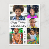 Fotocollage Sonderperson Geburtstag Postkarte (Vorderseite)