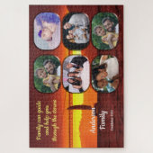 FotoCollage Sonnenuntergang 1124 Puzzle (Vertikal)