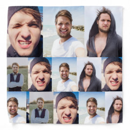 FotoCollage - Stellen Sie Ihr Gesicht auf Halstuch