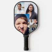 FotoCollage - Stellen Sie Ihr Gesicht auf Pickleball Schläger (Vorderseite)