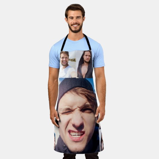 FotoCollage - Stellen Sie Ihr Gesicht auf Schürze (Getragen)