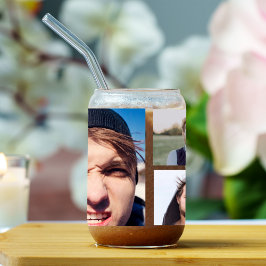 FotoCollage - Stellen Sie sich das Gesicht Dosenglas