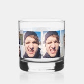 FotoCollage - Stellen Sie sich das Gesicht Whiskyglas (Rechts)