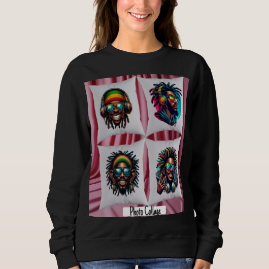 FotoCollage Sweatshirt (Vorderseite)