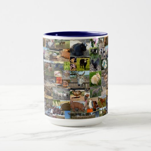 FotoCollage, Tasse (Zentrum)