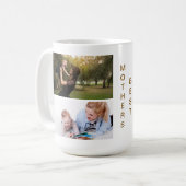 FotoCollage und Mütter am besten nach Maß Kaffeetasse (Vorderseite Links)