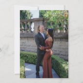 FotoCollage und überdimensionierte Ampersand-Verlo Einladung (Rückseite)