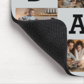 FotoCollage - Vater mit Herz | Vatertag- Mousepad (Ecke)