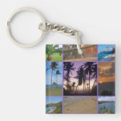 FotoCollage von Oahu, Hawaii Schlüsselanhänger (Vorderseite)