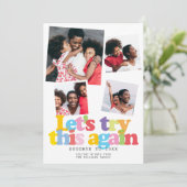 Fotocollage Weihnachten Lasse versuchen Sie es noc (Stehend Vorderseite)