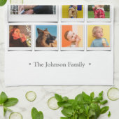 FotoCollage White Geschirrtuch (Gefaltet)