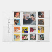 FotoCollage White Geschirrtuch (Horizontal)