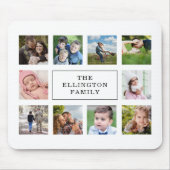 FotoCollage White Mousepad (Vorne)