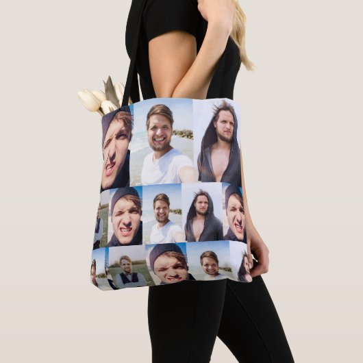 FotoCollage Zieh dein Gesicht auf Tasche (Von Nahem)