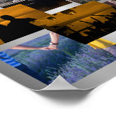 FotoCollage zum 25. Jubiläum Poster (Ecke)
