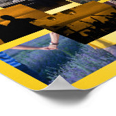 FotoCollage zum 50. Jahrestag Poster (Ecke)