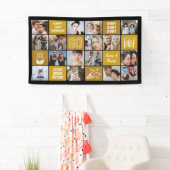 Fotocollage zum 60. Geburtstag Benutzerdefiniert S Banner (Insitu)