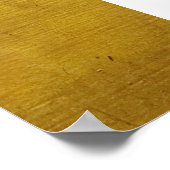 FotoCollage zum 70. Geburtstag mit Gold Borders Poster (Ecke)