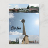 FotoCollage zur Berliner Architektur Postkarte (Vorderseite)