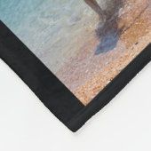 FotoCollage zur Erinnerung von Haustieren Fleecedecke (Ecke)