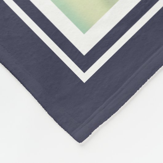 Fotocollagenschablonen-Gewohnheitsgeschenk des Fleecedecke (Ecke)