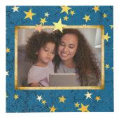 Fotocube mit Sternen und 4 Ihrer Fotos Würfel (Rechts)