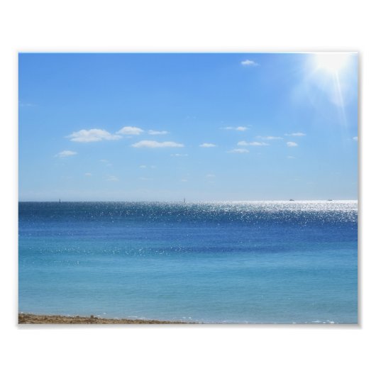 Fotodruck Strand bei Freeport Bahamas Sonne (Vorne)