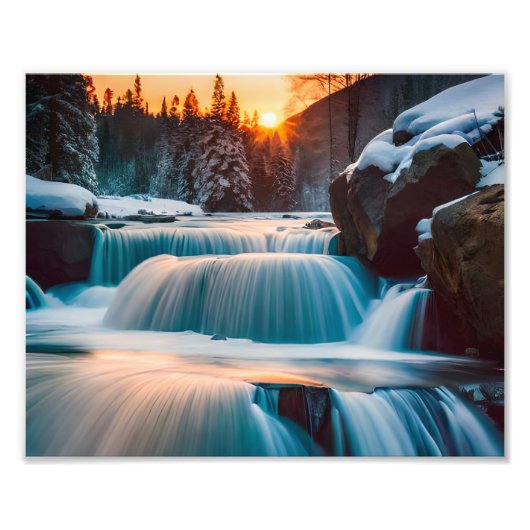 Fotodruck-Wasserfall Fotodruck (Vorne)