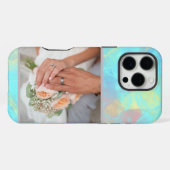 Fotofertiger Pastellopal iPhone Hülle (Rückseite (Horizontal))